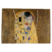 Der Kuss von Gustav Klimt Große Geschenktüte (Rückseite)