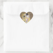 Der Kuss von Gustav Klimt Heart Sticker (Tasche)