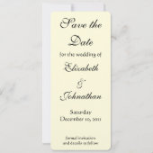 Der Kuss von Gustav Klimt, Hochzeit Save the Date! Date (Rückseite)