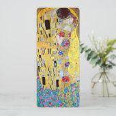 Der Kuss von Gustav Klimt, Hochzeit Save the Date! Date (Stehend Vorderseite)