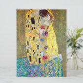 Der Kuss von Gustav Klimt, Jugendstil-Hochzeit Einladung (Stehend Vorderseite)