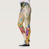 Der Kuss von Gustav Klimt Leggings (Links)