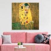 Der Kuss von Gustav Klimt Leinwanddruck (Insitu (Wohnzimmer))