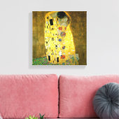 Der Kuss von Gustav Klimt Leinwanddruck (Insitu (Wohnzimmer))