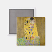 Der Kuss von Gustav Klimt Magnet (Vorderseite/Rückseite)