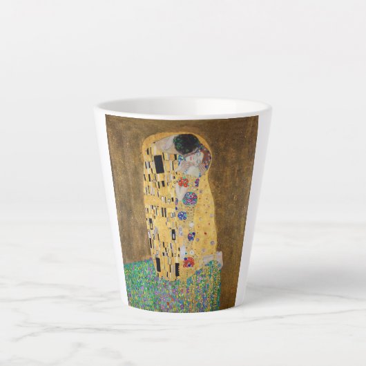 Der Kuss von Gustav Klimt Milchtasse (Vorderseite)