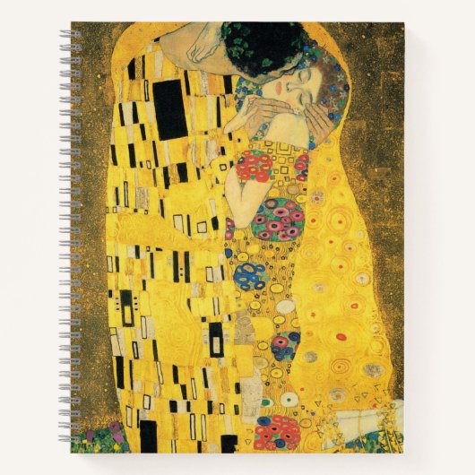 Der Kuss von Gustav Klimt Notizblock (Vorderseite)