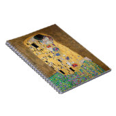 Der Kuss von Gustav Klimt Notizblock (Rechte Seite)