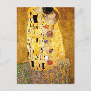 Der Kuss von Gustav Klimt Postcard Postkarte