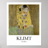 Der Kuss von Gustav Klimt Poster (Vorne)