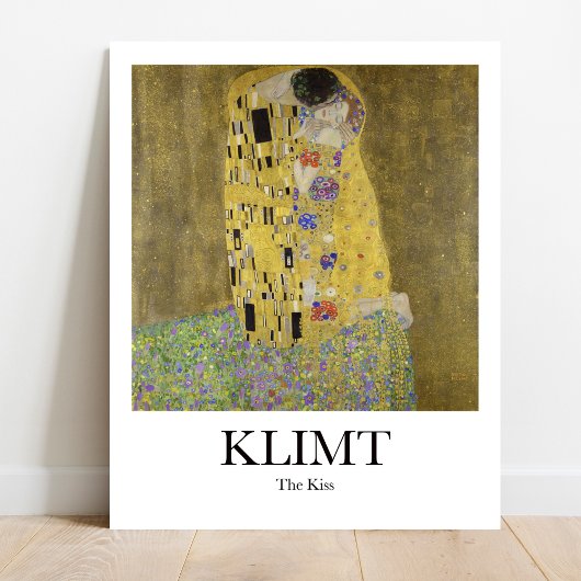 Der Kuss von Gustav Klimt Poster