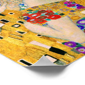 Der Kuss von Gustav Klimt Poster (Ecke)