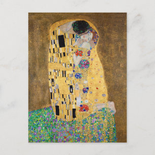 Der Kuss von Gustav Klimt Postkarte