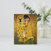 Der Kuss von Gustav Klimt Postkarte (Stehend Vorderseite)