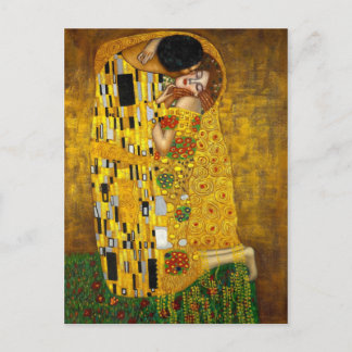 Der Kuss von Gustav Klimt Postkarte