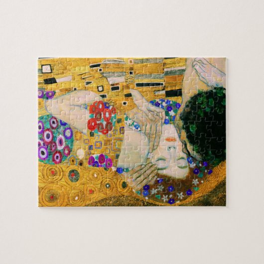 Der Kuss von Gustav Klimt Puzzle (Horizontal)