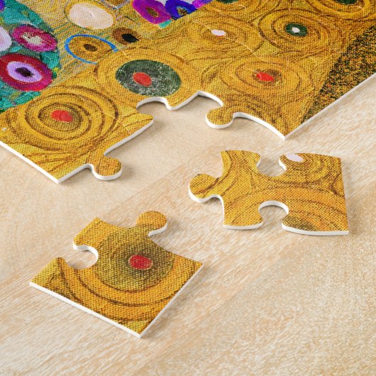 Der Kuss von Gustav Klimt Puzzle (Seite)