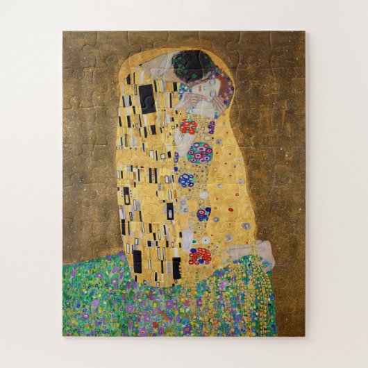 Der Kuss von Gustav Klimt Puzzle (Vertikal)