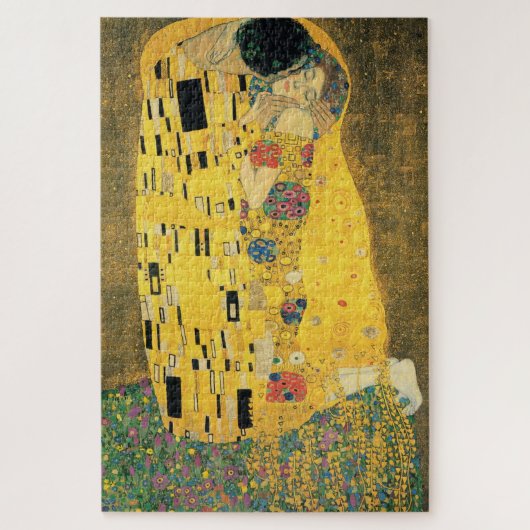 Der Kuss von Gustav Klimt Puzzle (Vertikal)