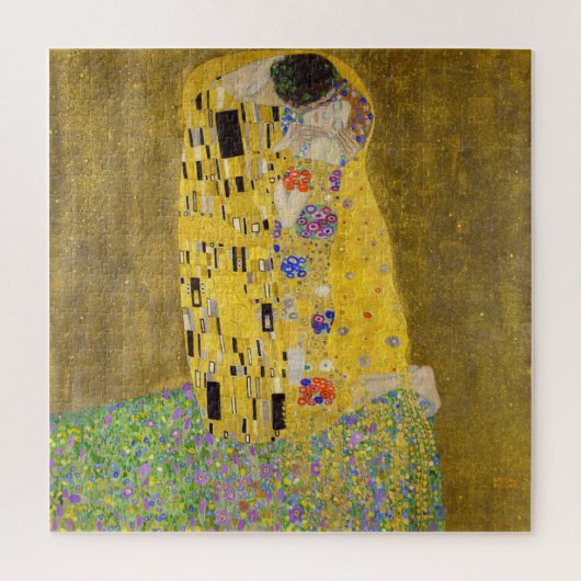 Der Kuss von Gustav Klimt Puzzle (Vertikal)