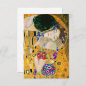 Der Kuss von Gustav Klimt RSVP Karte (Vorne/Hinten)