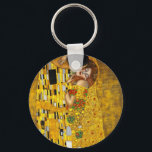 Der Kuss von Gustav Klimt Schlüsselanhänger<br><div class="desc">Der Kuss,  Öl und Goldblatt auf der Leinwand,  1907-1908. Österreichische Galerie Belvedere,  Wien</div>