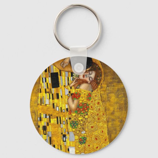 Der Kuss von Gustav Klimt Schlüsselanhänger (Vorderseite)