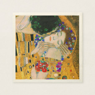 Der Kuss von Gustav Klimt Serviette