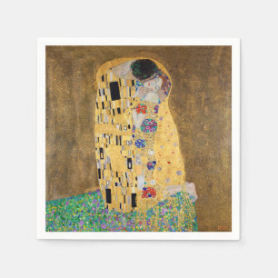 Der Kuss von Gustav Klimt Serviette