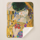 Der Kuss von Gustav Klimt Sherpadecke<br><div class="desc">Der Kuss von Gustav Klimt,  1907</div>