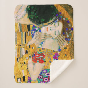 Der Kuss von Gustav Klimt Sherpadecke