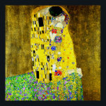 Der Kuss von Gustav Klimt, symbolischer Maler, Kun Poster<br><div class="desc">Gustav Klimt (14. Juli 1862 - 6. Februar 1918) war ein österreichischer symbolischer Maler und einer der prominentesten Mitglieder der Wiener Sezessionsbewegung. Klimt ist bekannt für seine Gemälde, Wandgemälde, Skizzen und andere Kunstobjekte. Klimts Hauptfach war der weibliche Körper, und seine Werke sind durch eine Frank-Erotik gekennzeichnet. Neben seinen figurativen Werken,...</div>