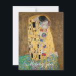 Der Kuss von Gustav Klimt Vermisst<br><div class="desc">Der Kuss von Gustav Klimt Der Kuss ist ein Ölgemälde mit Goldblatt, Silber und Platin vom österreichischen Symbolik-Maler Gustav Klimt. Es wurde irgendwann in den Jahren 1907 und 1908 gemalt, auf dem Höhepunkt dessen, was Gelehrte seine "Goldene Periode" nennen. Mit schimmernden Goldtönen, stilisierten Formen und sentimentaler Ikonographie verzaubert der Kiss...</div>
