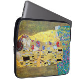 Der Kuss von Gustav Klimt, Vintager Jugendstil Laptopschutzhülle (Vorne Rechts)