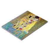 Der Kuss von Gustav Klimt, Vintager Jugendstil Notizblock (Linke Seite)