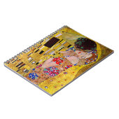 Der Kuss von Gustav Klimt, Vintager Jugendstil Notizblock (Linke Seite)