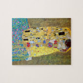 Der Kuss von Gustav Klimt, Vintager Jugendstil Puzzle (Horizontal)