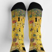 Der Kuss von Gustav Klimt, Vintager Jugendstil Socken (Oben)