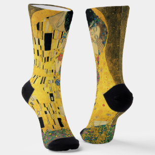 Der Kuss von Gustav Klimt, Vintager Jugendstil Socken