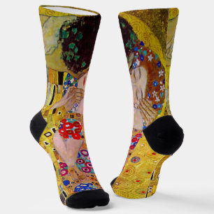 Der Kuss von Gustav Klimt, Vintager Jugendstil Socken