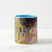 Der Kuss von Gustav Klimt, Vintager Jugendstil Tasse (Zentrum)