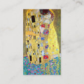 Der Kuss von Gustav Klimt Visitenkarte (Rückseite)
