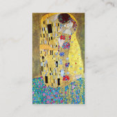 Der Kuss von Gustav Klimt Visitenkarte (Rückseite)