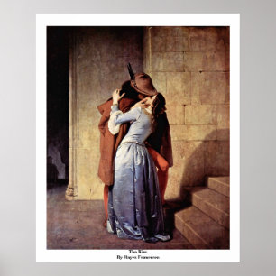 Der Kuss von Hayez Francesco Poster