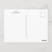 Der Kuss von Jean Honore Fragonard Postcard Postkarte (Rückseite)