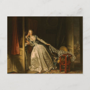 Der Kuss von Jean Honore Fragonard Postcard Postkarte
