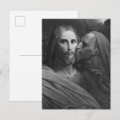 Der Kuss von Judas 2 Postkarte (Vorne/Hinten)