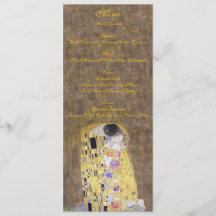 Der Kuss von Klimt Hochzeit Gold Menü