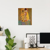 Der Kuss von Klimt Poster (Heimbüro)