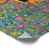 Der Kuss von Klimt Poster (Ecke)